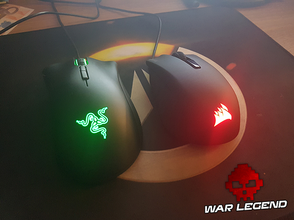 Test Corsair Harpoon RGB - Vs DeathAdder