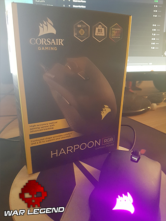 Test Corsair Harpoon RGB - boîte avant