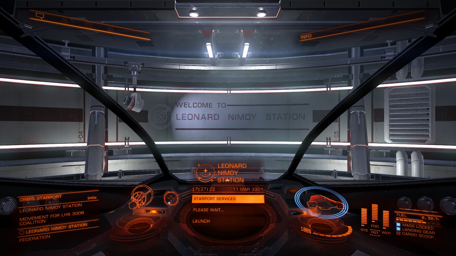Elite: Dangerous - Une station en hommage à Carrie Fisher - Leonard Nimoy Station