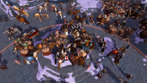 Albion Online - Le MMORPG dévoile l'après Galahad - foule au marché