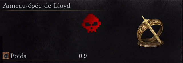 Guide Dark Souls III - Tous les anneaux anneau-épée de lloyd