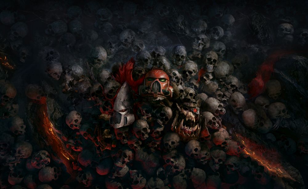 Aperçu Warhammer 40K: Dawn of War 3 space marine crânes