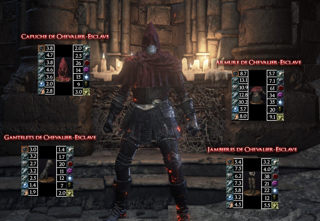 Dark Souls 3: Ashes of Ariandel - Toutes les armures armure de chevalier-esclave