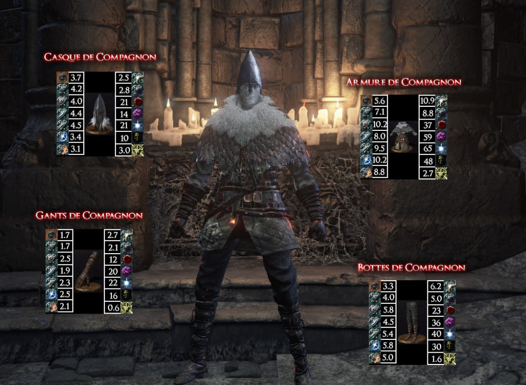 Dark Souls 3: Ashes of Ariandel - Toutes les armures armure de compagnon