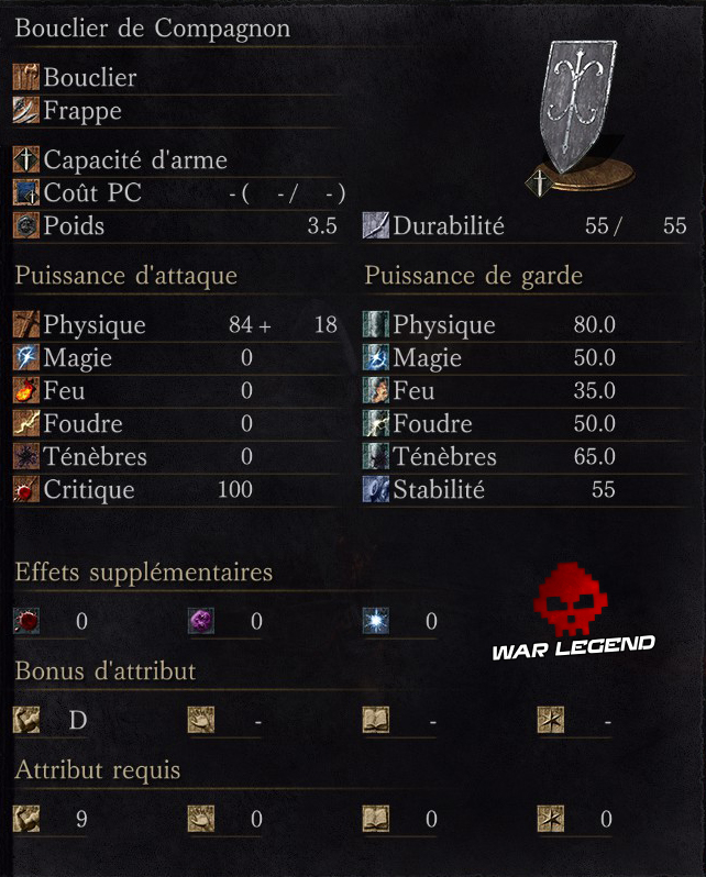 Dark Souls 3: Ashes of Ariandel - Toutes les armes bouclier de compagnon