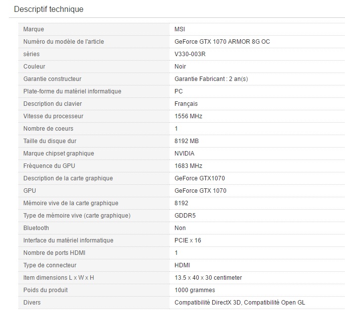 carte-graphique-msi-geforce-gtx-1070-armor-bon-plan-war-legend-descriptif-technique