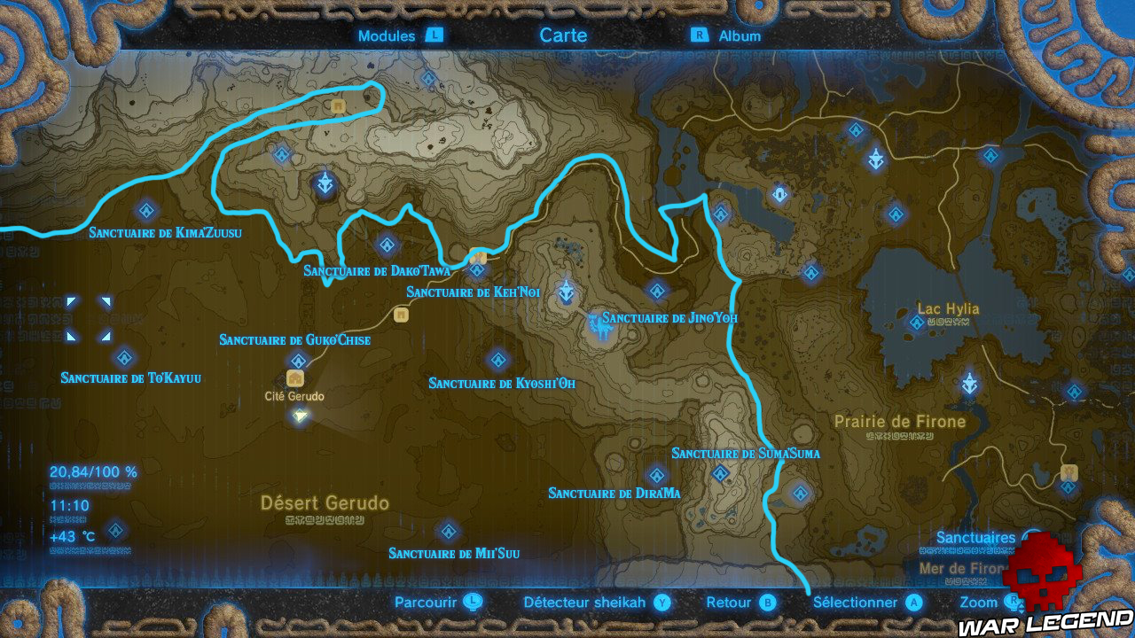 Soluce The Legend of Zelda: Breath of the Wild - Sanctuaires des Landes Sauvages