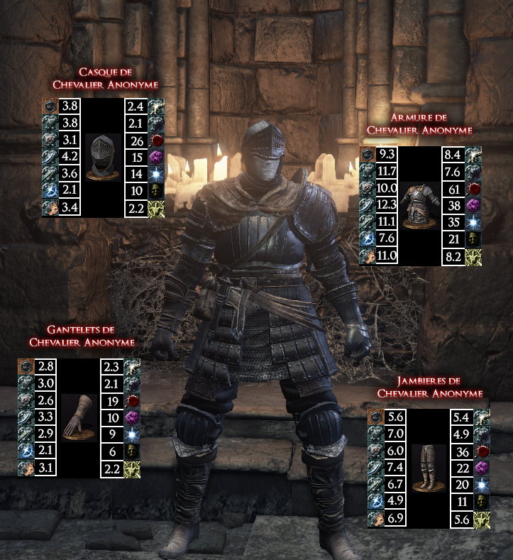 Chevalier Anonyme Dark Souls III WAR LEGEND copie