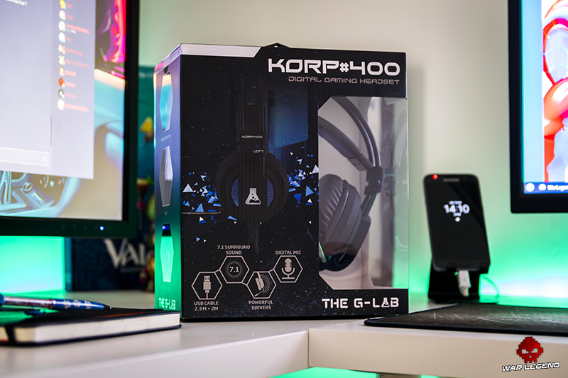 Test G-Lab Korp 400 - Emballage