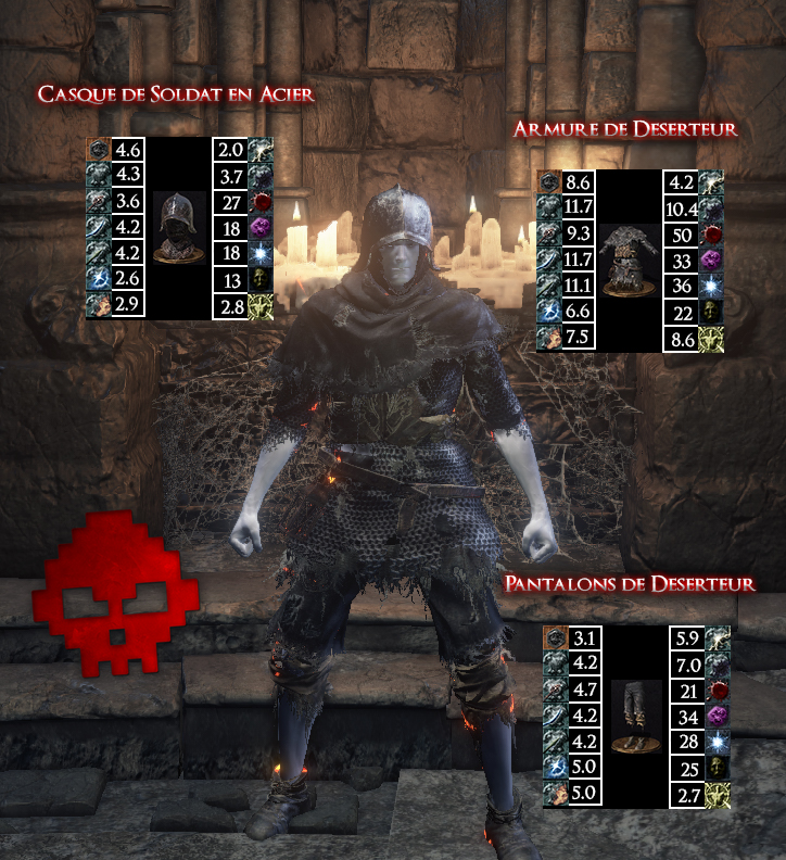 Déserteur Dark Souls III WAR LEGEND copie