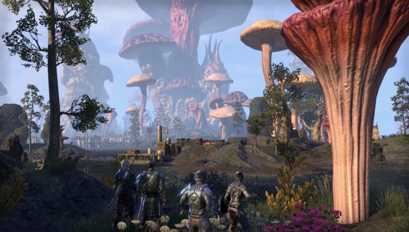 The Elder Scrolls Online - Morrowind débarque bientôt en vidéo champignons géants avec trois personnages