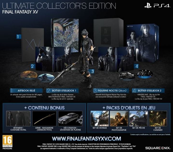 FFXV ultimate collector