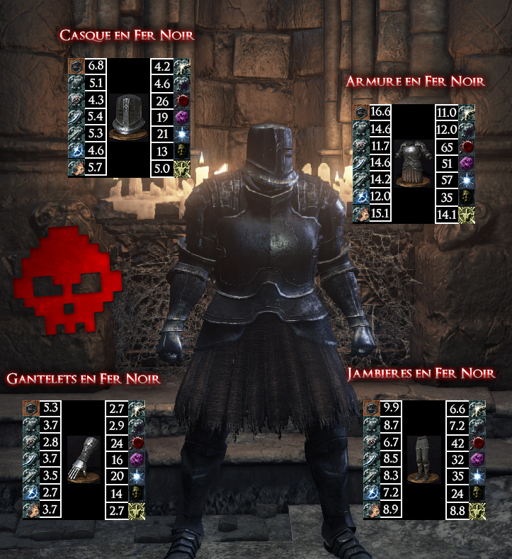 Fer Noir Dark Souls III WAR LEGEND copie