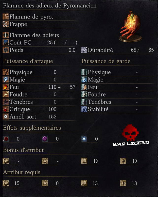 Dark Souls 3: Ashes of Ariandel - Toutes les armes flamme des adieux de pyromancien