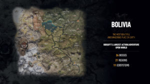 Ghost Recon Wildlands carte de la bolivie