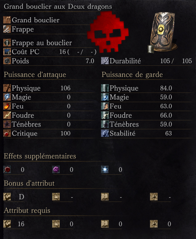 Grand Bouclier aux Deux Dragons