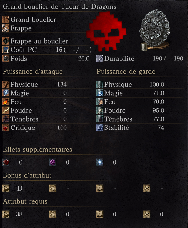 Grand Bouclier de Tueur de Dragons