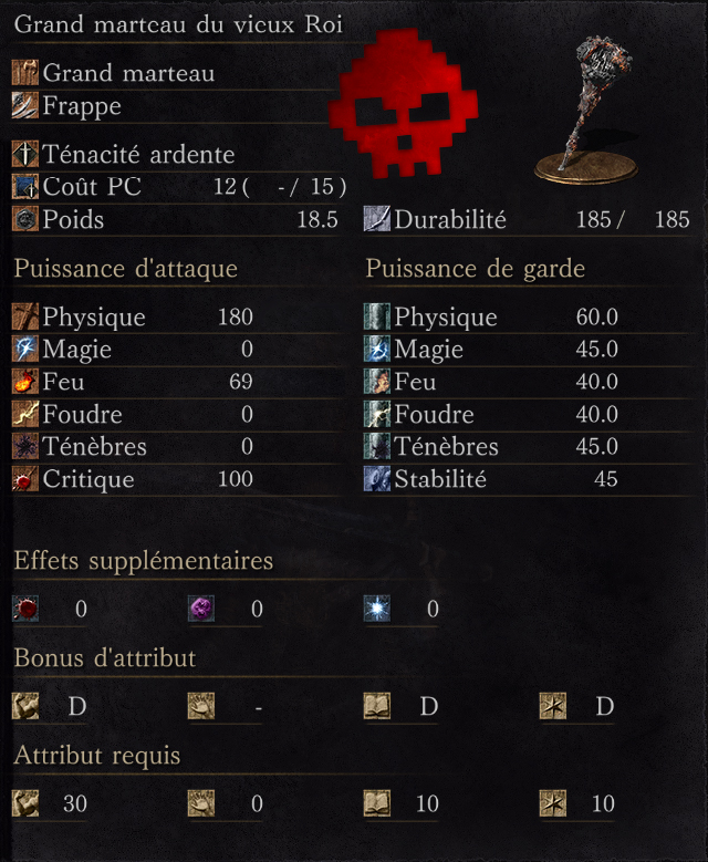 Grand Marteau du Vieux Roi