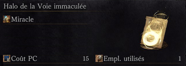 Dark Souls 3: Ashes of Ariandel - Tous les sorts halo de la voie immaculée