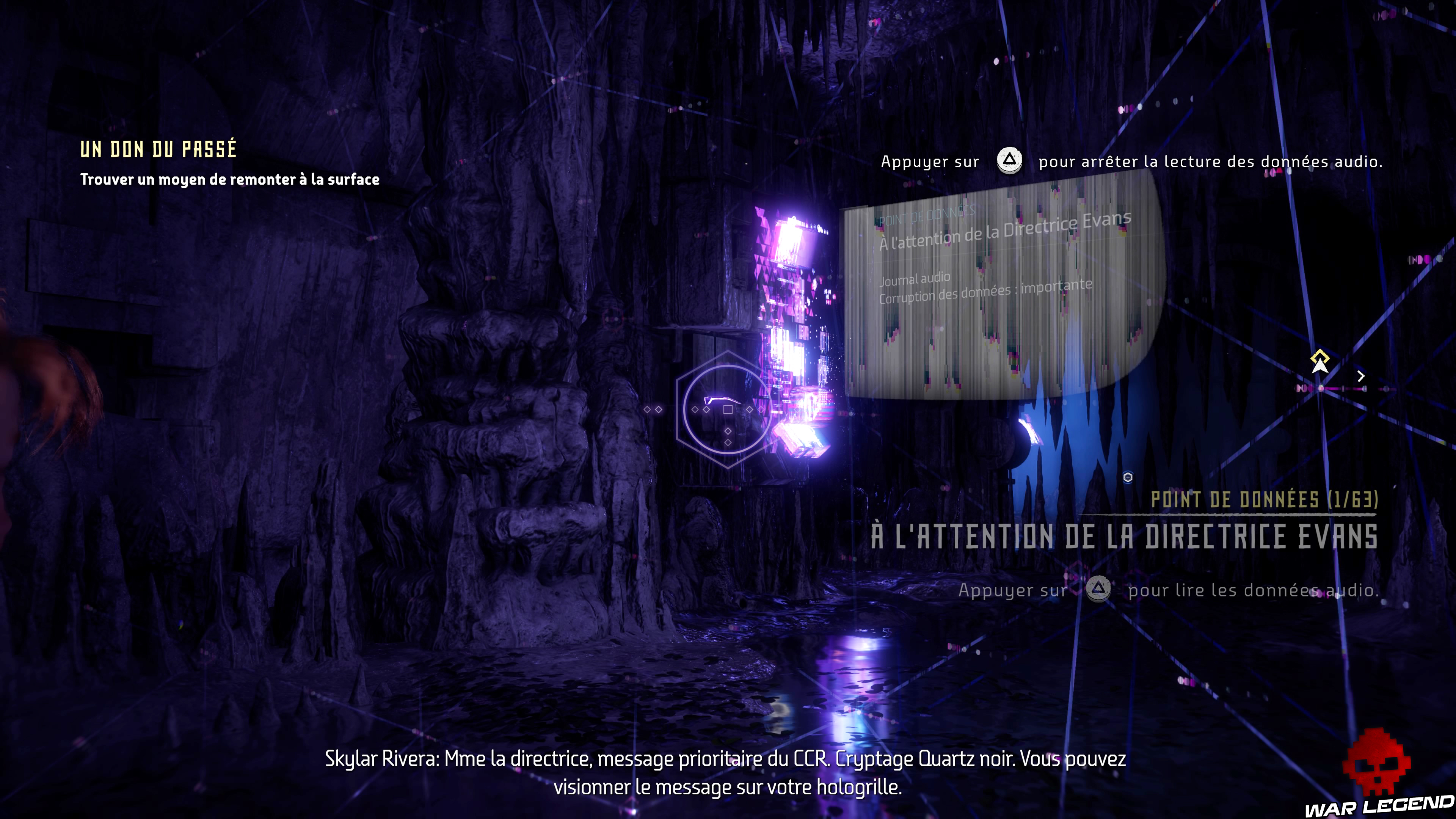 Soluce Horizon Zero Dawn - Un don du passé données audio