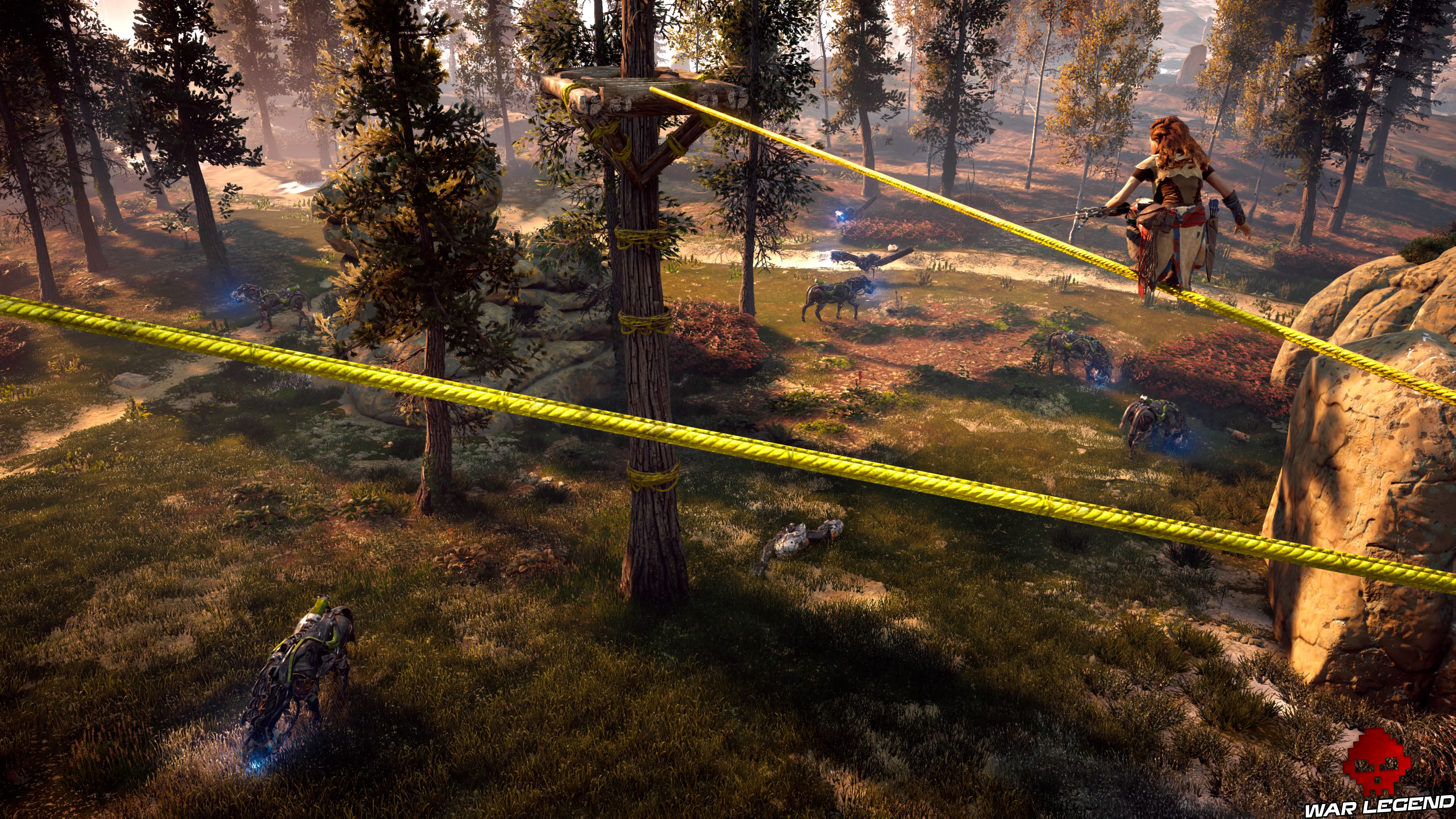 Soluce Horizon Zero Dawn - La pointe de la lance aloy sur une corde