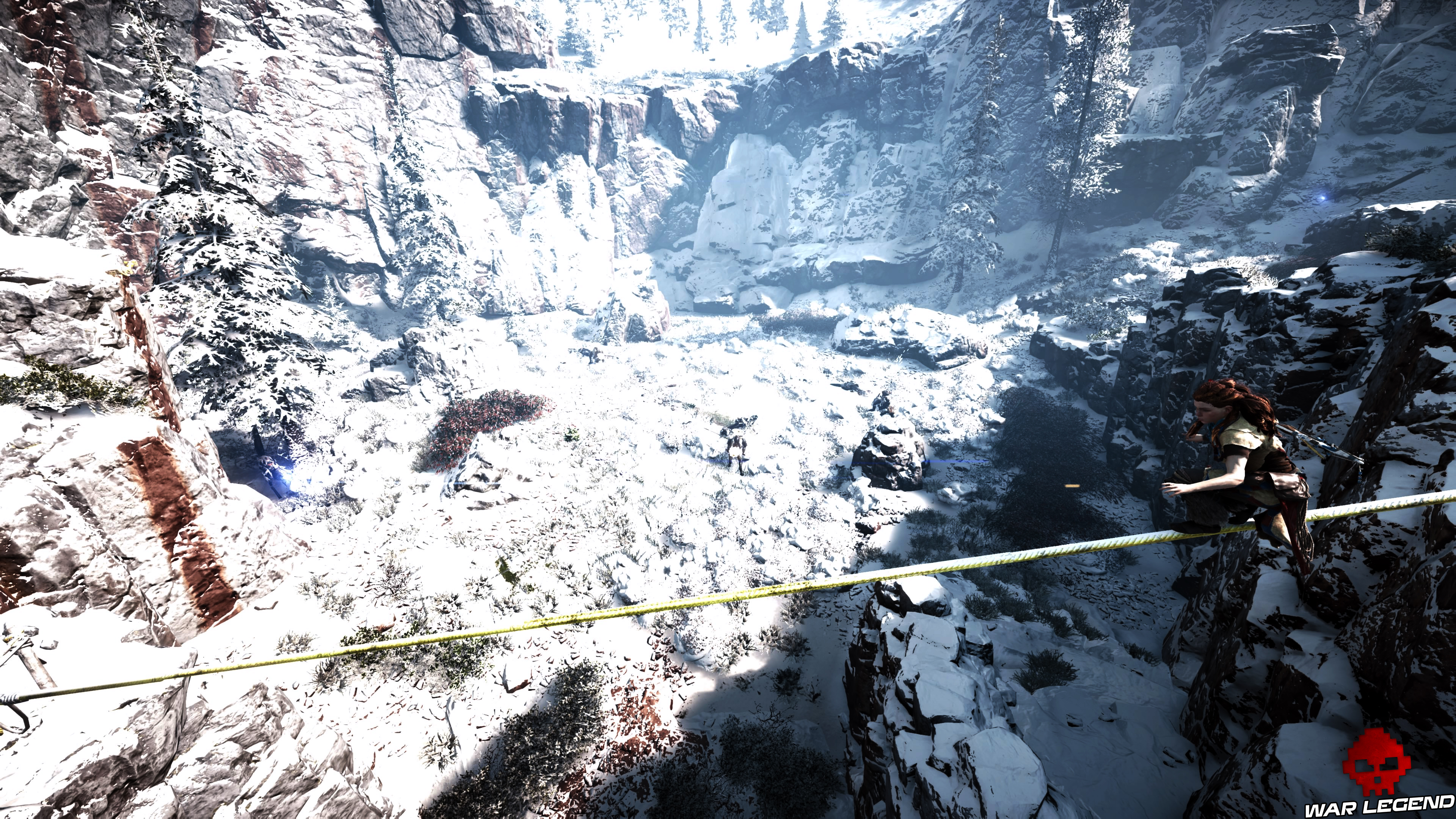 Soluce Horizon Zero Dawn - Sur les pas de sa mère créatures paysage neigeux