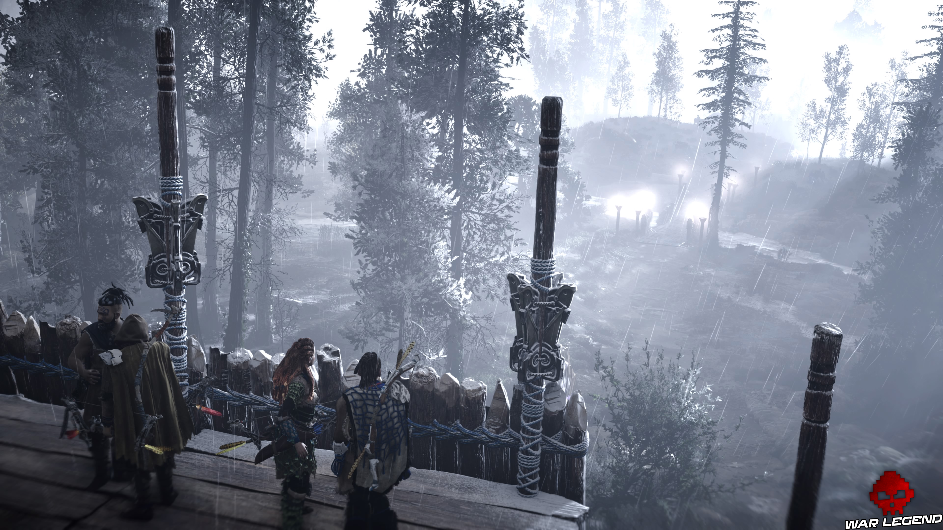 Soluce Horizon Zero Dawn - Les entrailles de la montagne aloy et braves sur les murailles