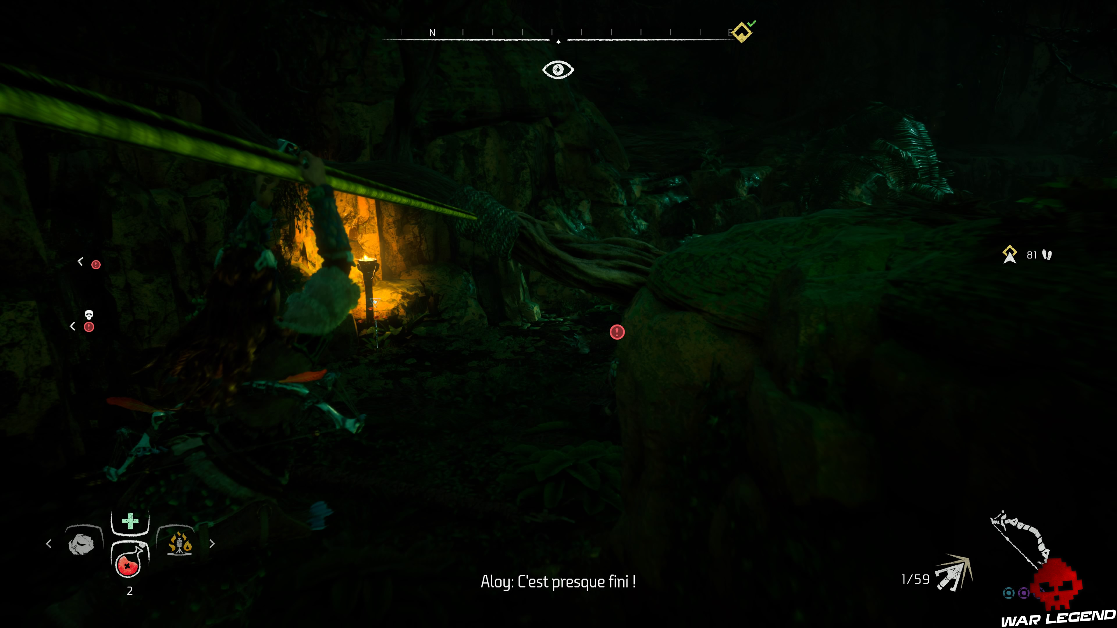 Soluce Horizon Zero Dawn - Maudire l'obscurité