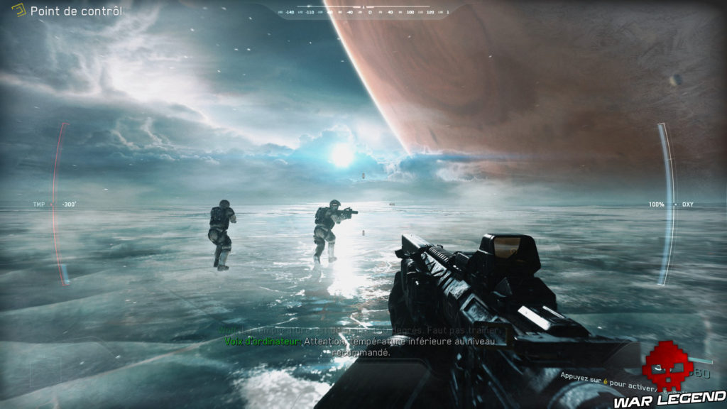 Test Call of Duty: Infinite Warfare planète glaciaire