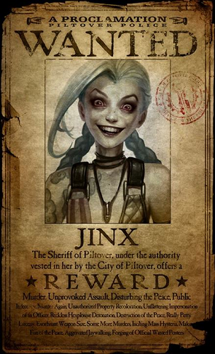 Jinx reward