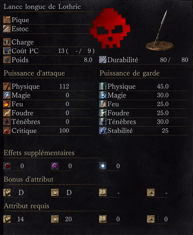 Lance Longue de Lothric