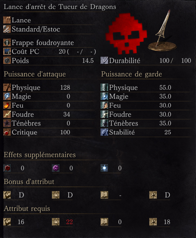 Lance d'Arrêt de Tueur de Dragon