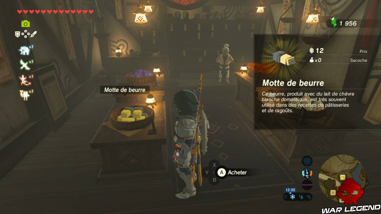 Soluce The Legend of Zelda: Breath of the Wild - Les recettes de Coconoa