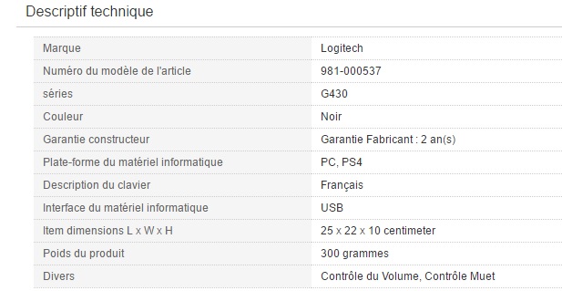 Bon Plan - Pack Logitech : Souris Gaming G402 Hyperion Fury + Micro-casque Gaming G430 - logitech-g430-micro-casque-gaming