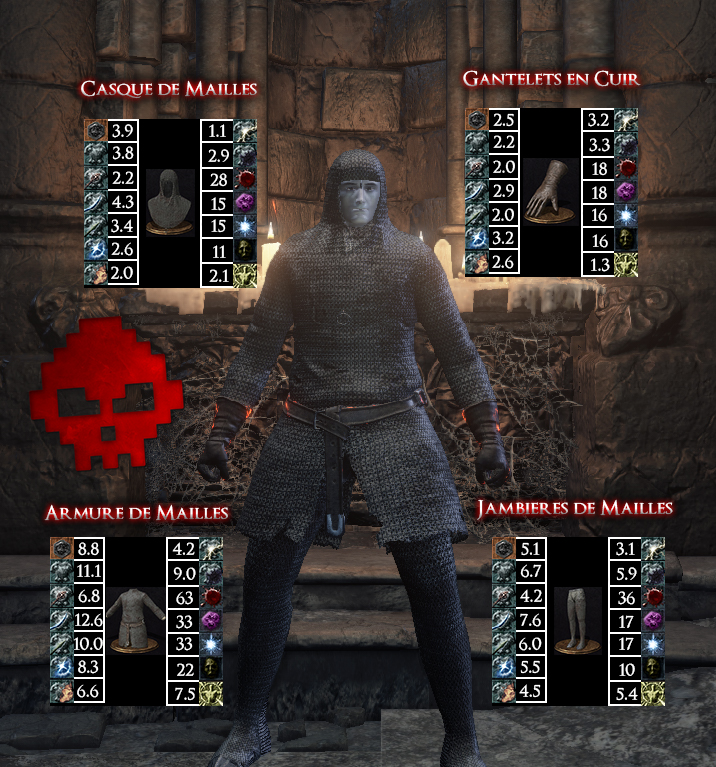 Mailles Dark Souls III WAR LEGEND copie