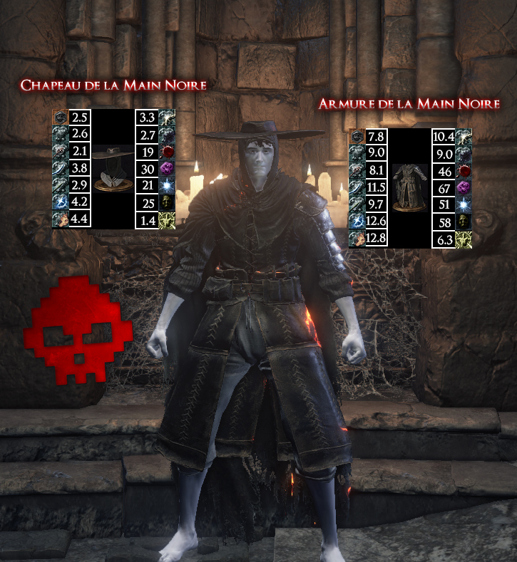 Main Noire Dark Souls III WAR LEGEND copie