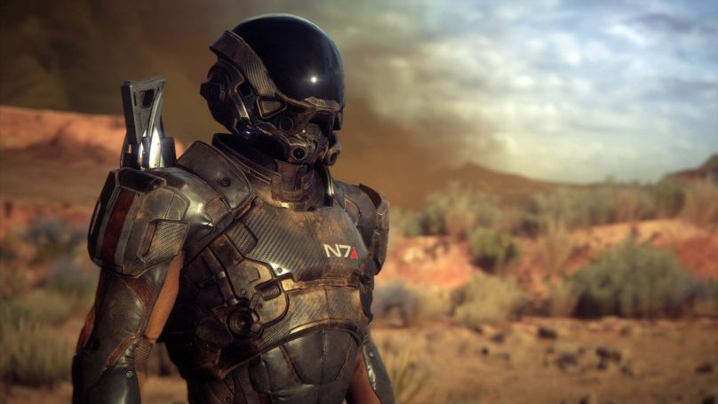 Mass Effect: Andromeda - Les dernières infos sur le jeu Héros en combinaison spatiale futuriste