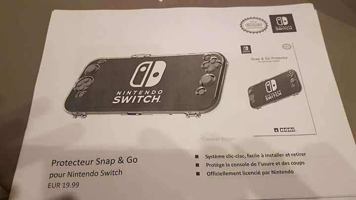 Nintendo Switch - Les accessoires et leur prix ont fuité nintendo-switch-protecteur-snap-go