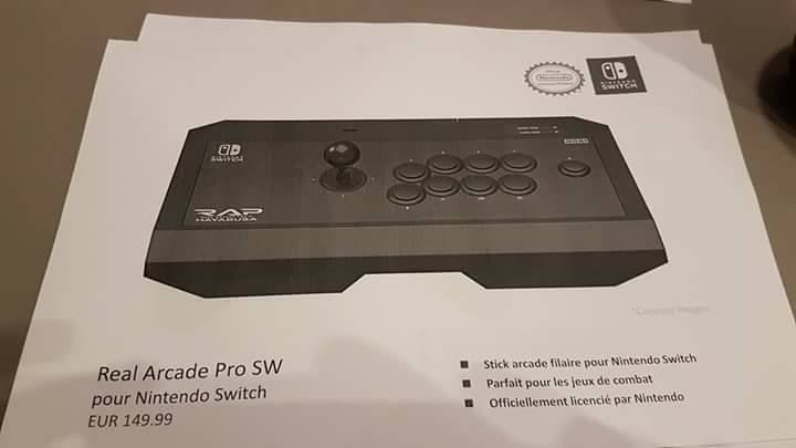 Nintendo Switch - Les accessoires et leur prix ont fuité nintendo-switch-real-arcade-pro-sw