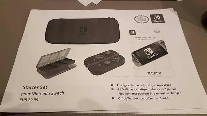 Nintendo Switch - Les accessoires et leur prix ont fuité nintendo-switch-starter-set