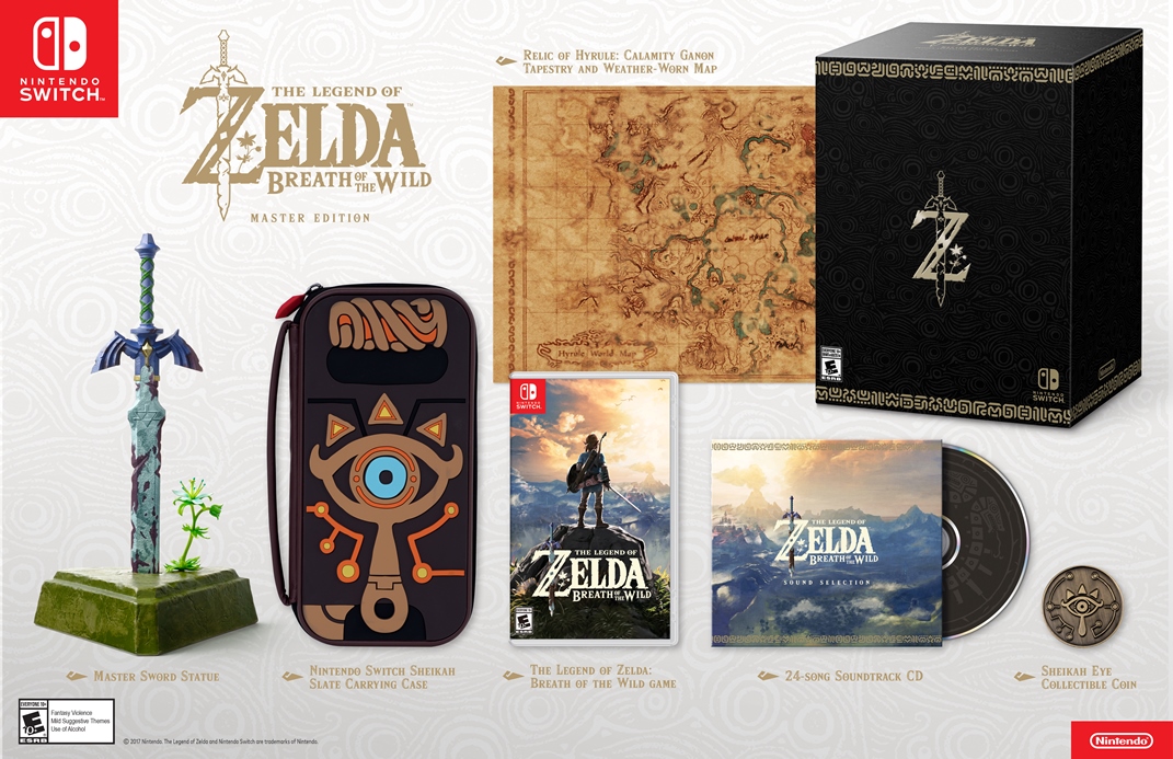 Zelda : Breath of the Wild - Les éditions Collectors se dévoilent Master