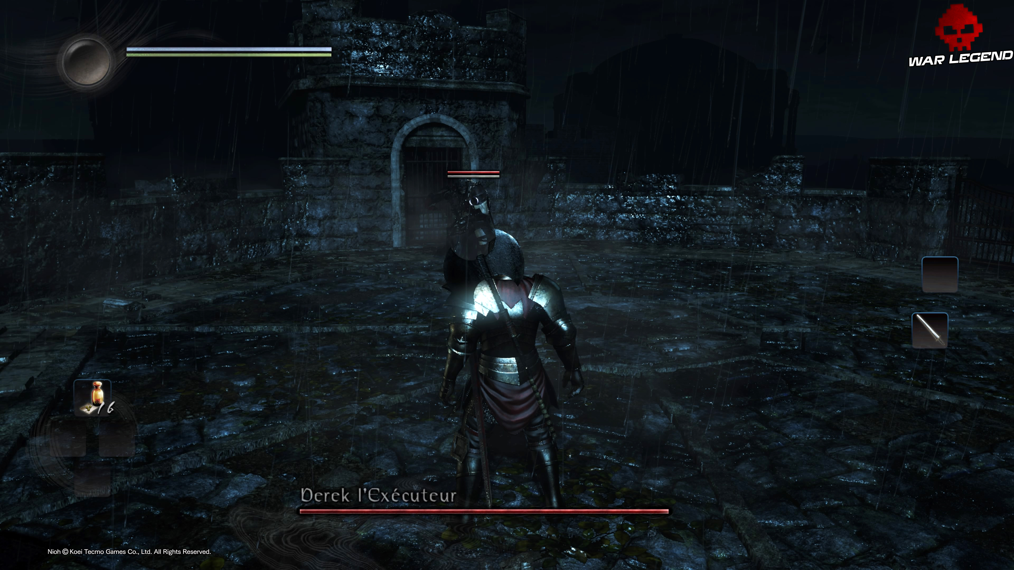 Soluce Nioh - Tour de Londres, Angleterre derek l'exécuteur