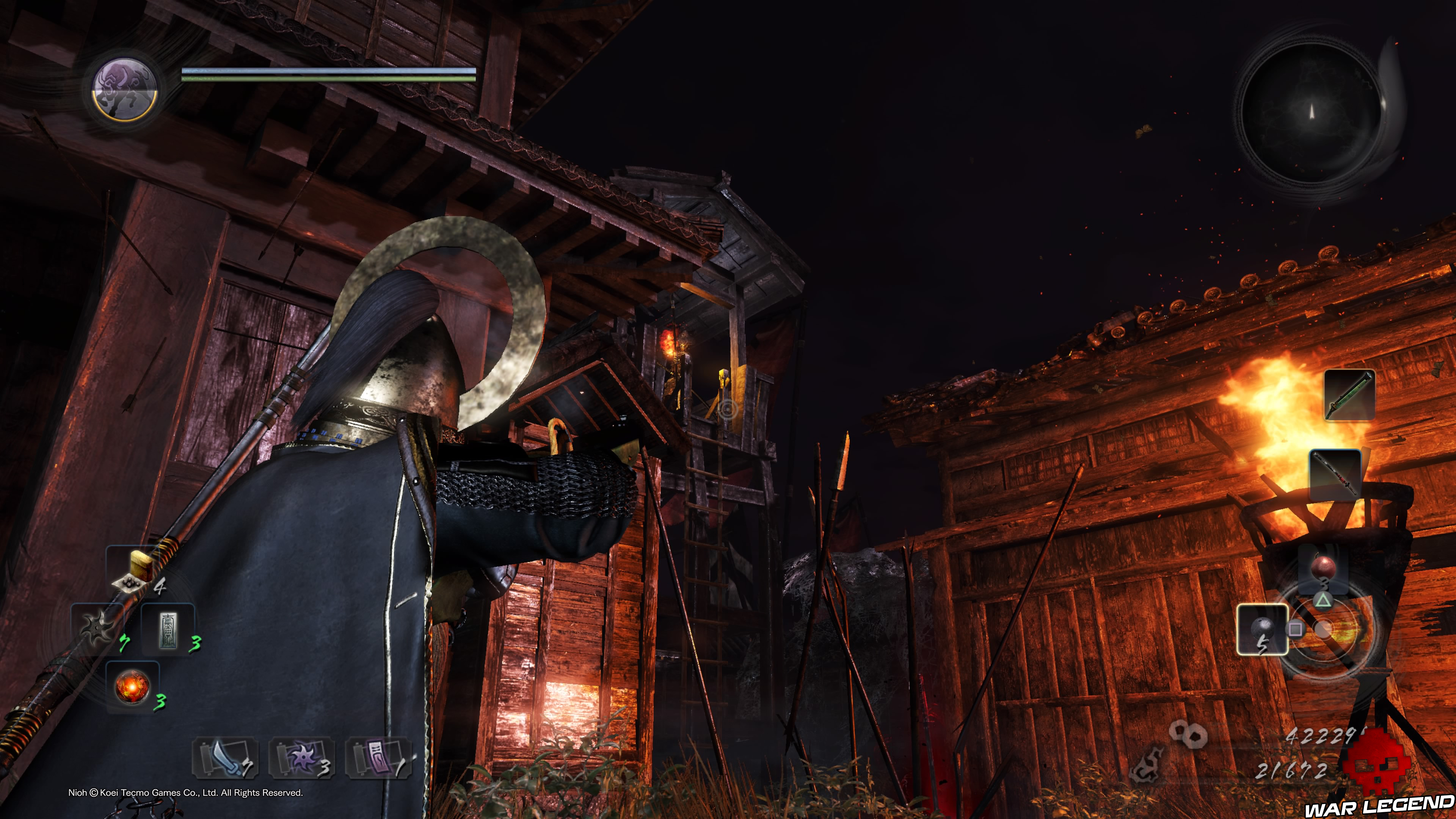 Soluce Nioh - Château du nid de l'araignée Tour de garde