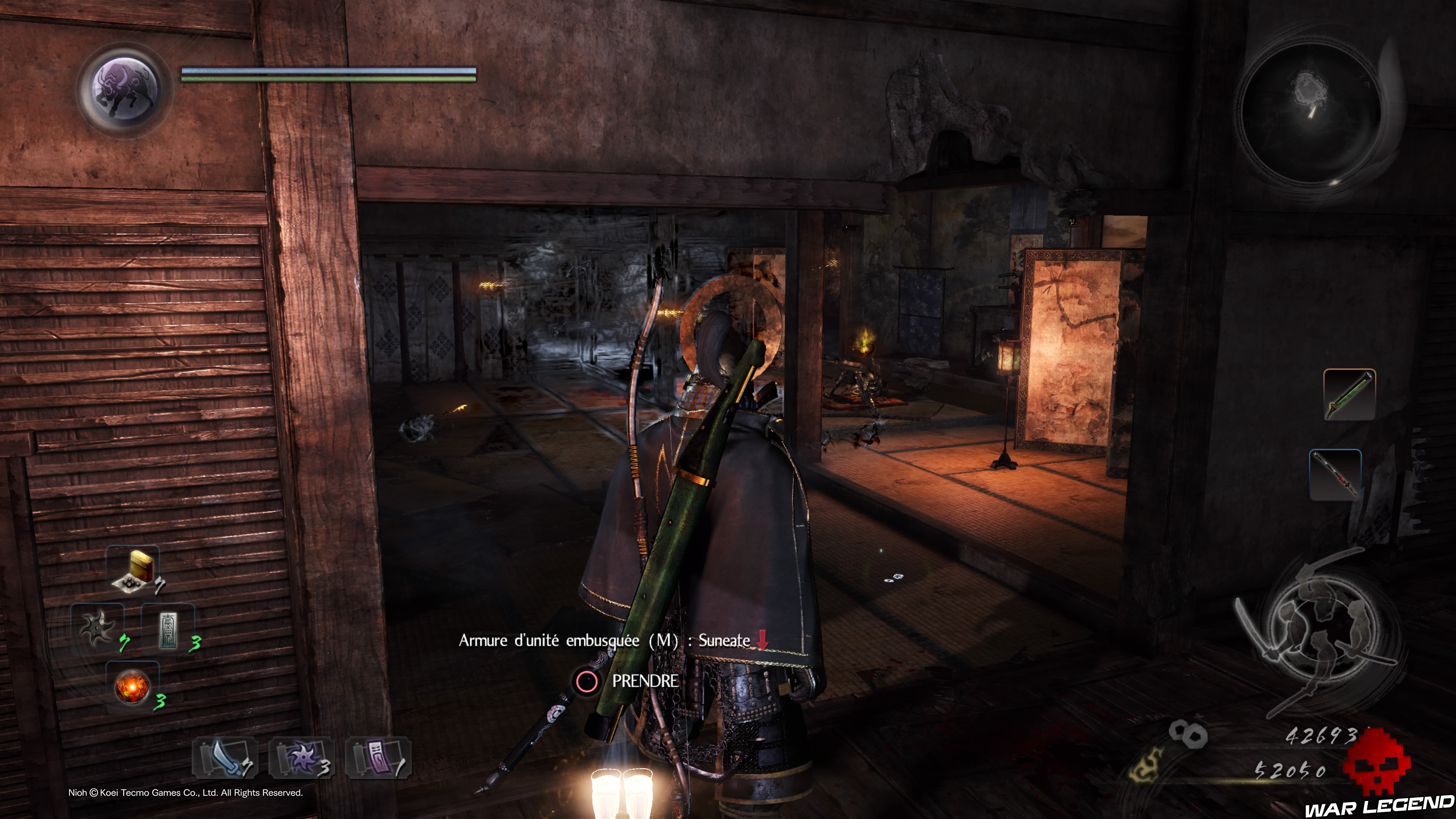 Soluce Nioh - Château du nid de l'araignée brume