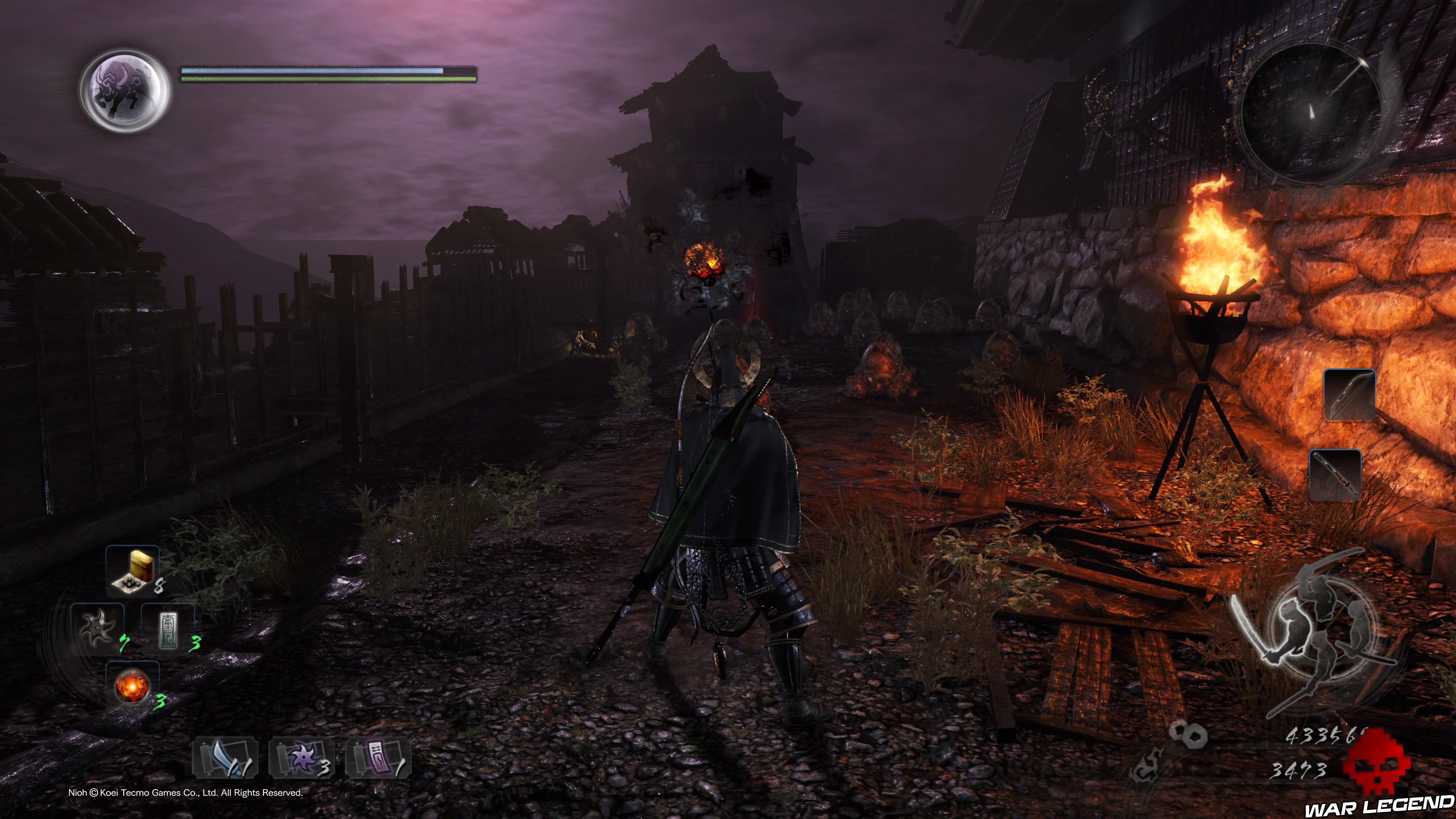 Soluce Nioh - Château du nid de l'araignée œuf araignée