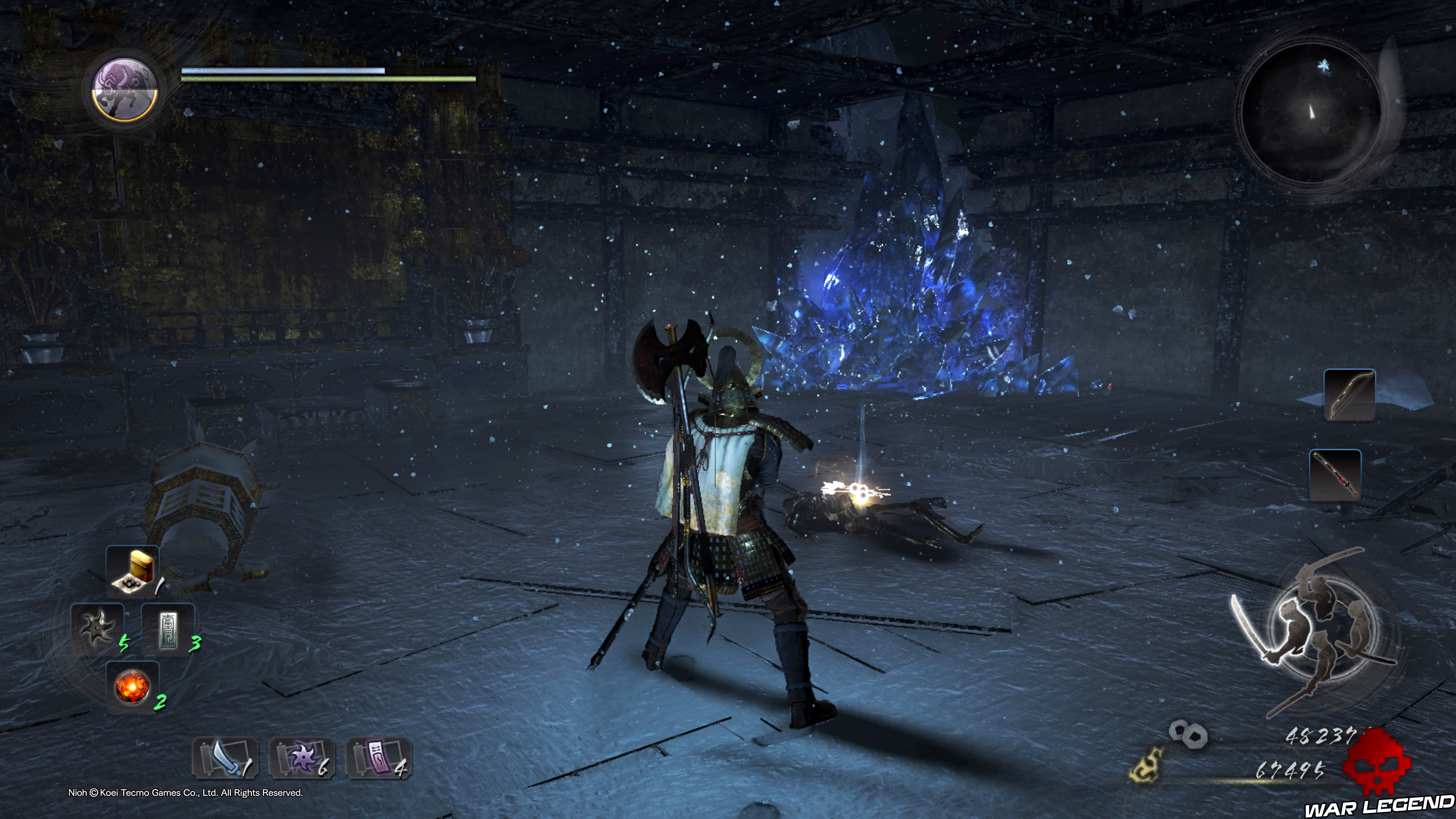 Soluce Nioh - Chute de neige : mission 8 glace