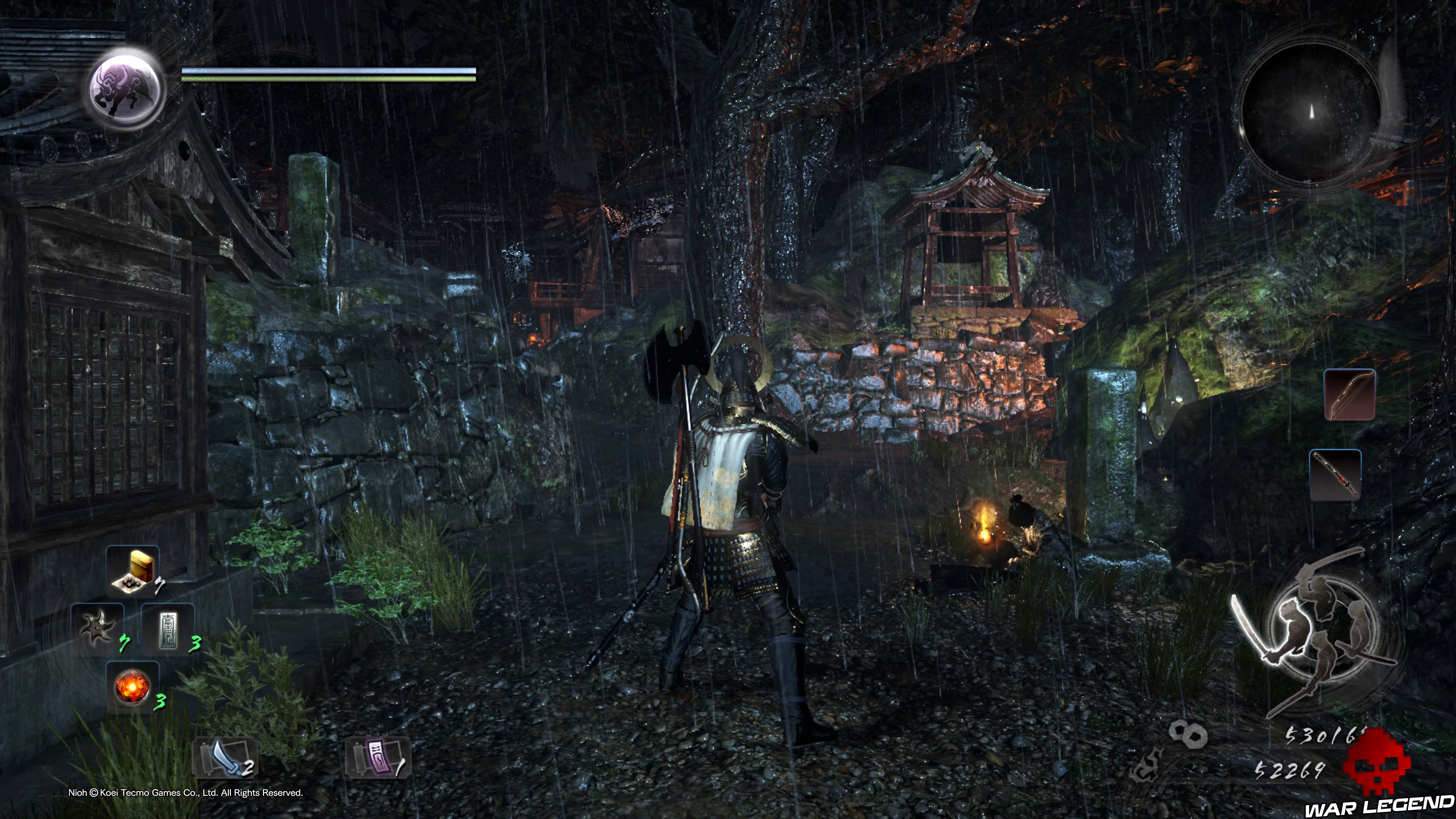 Soluce Nioh - Le démon du mont Hiei : mission 9 corps à fouiller