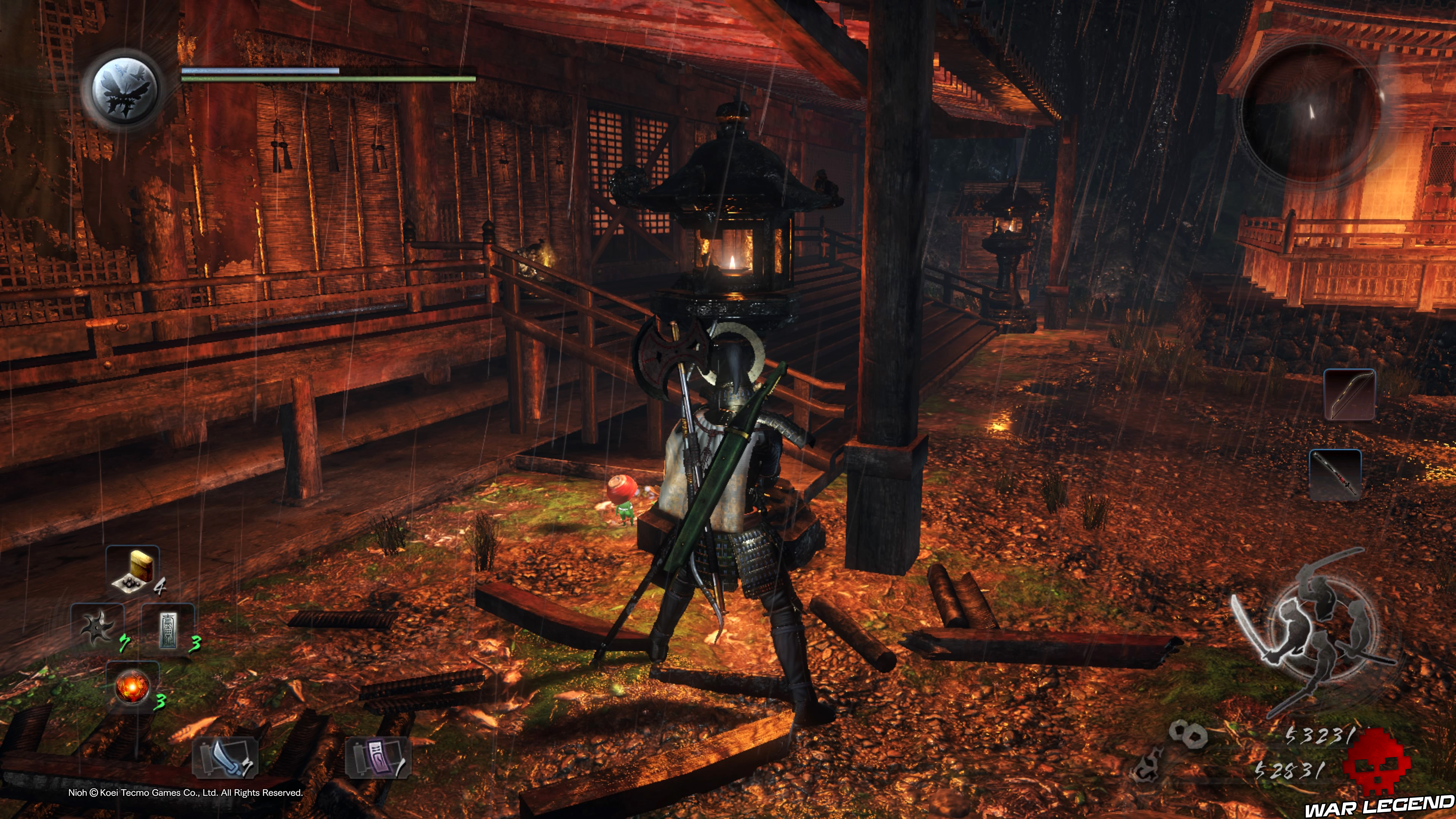 Soluce Nioh - Le démon du mont Hiei : mission 9 bâtisse