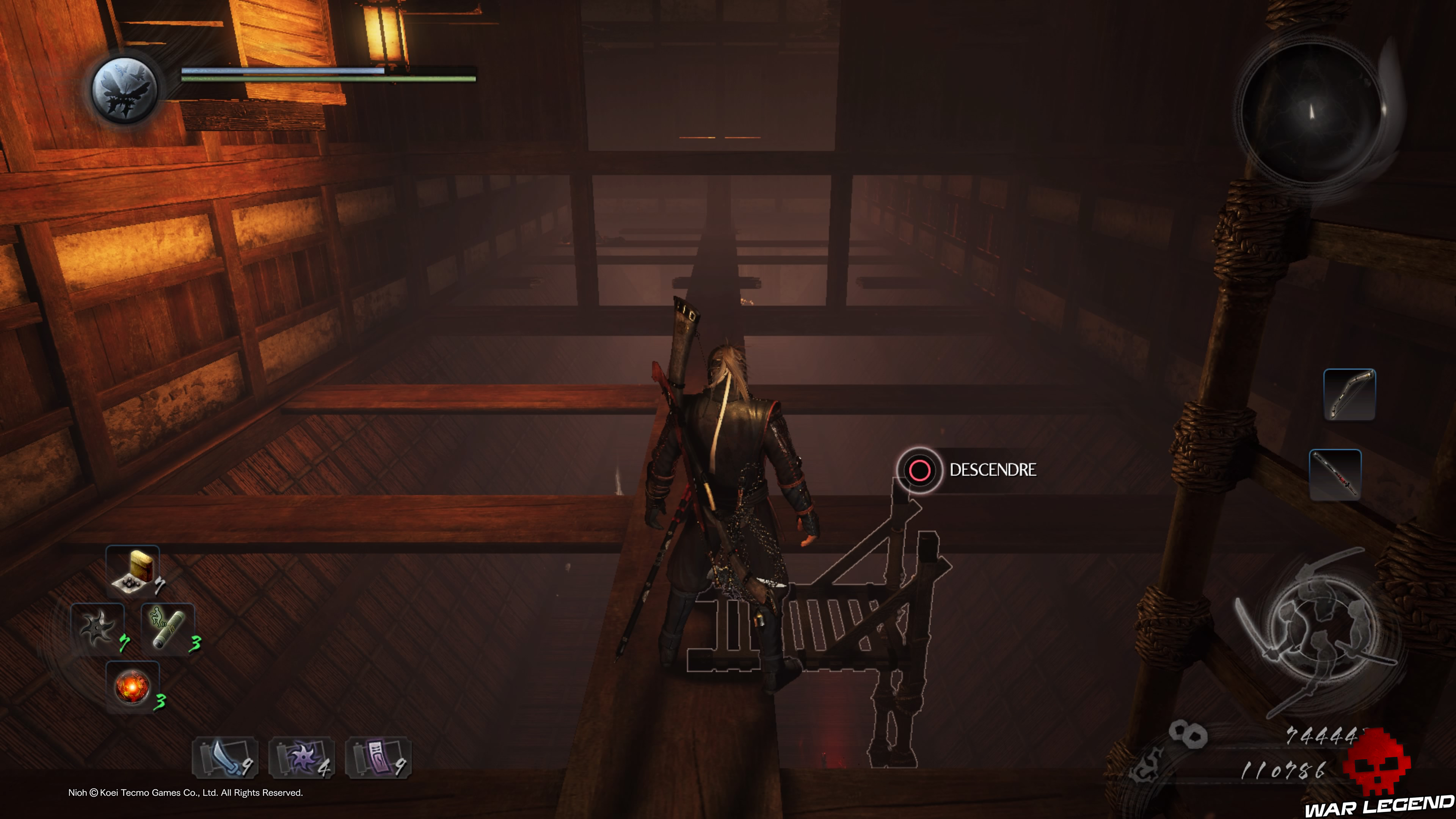 Soluce Nioh - L'évasion d'Iga échelle