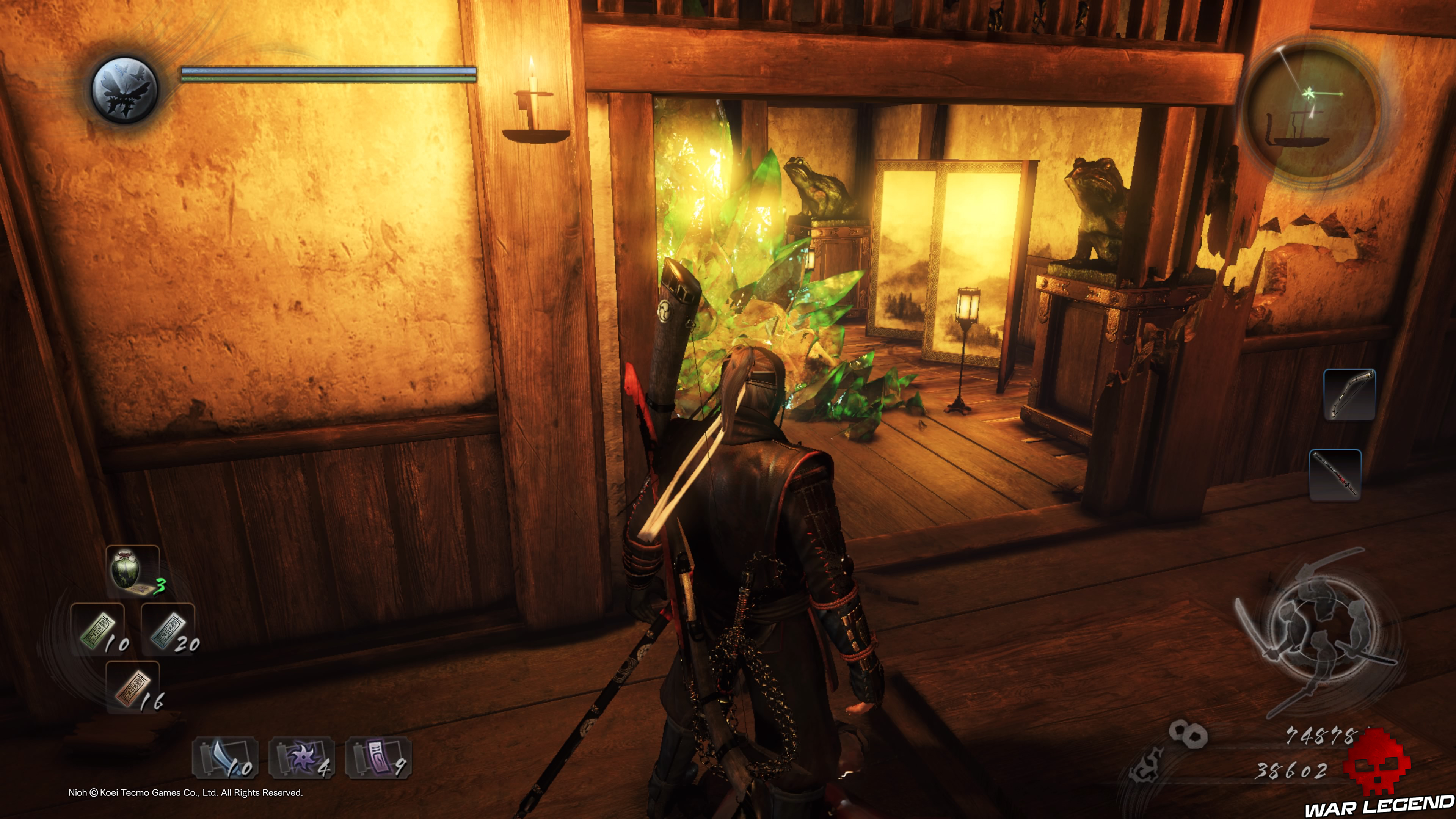 Soluce Nioh - L'évasion d'Iga amrita verte